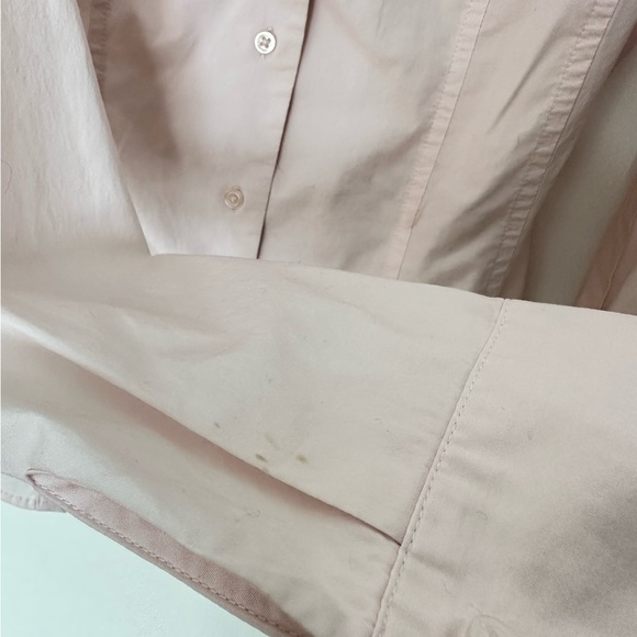 Light pink Express button up top with lace up back detailing - Picture 2 of 4